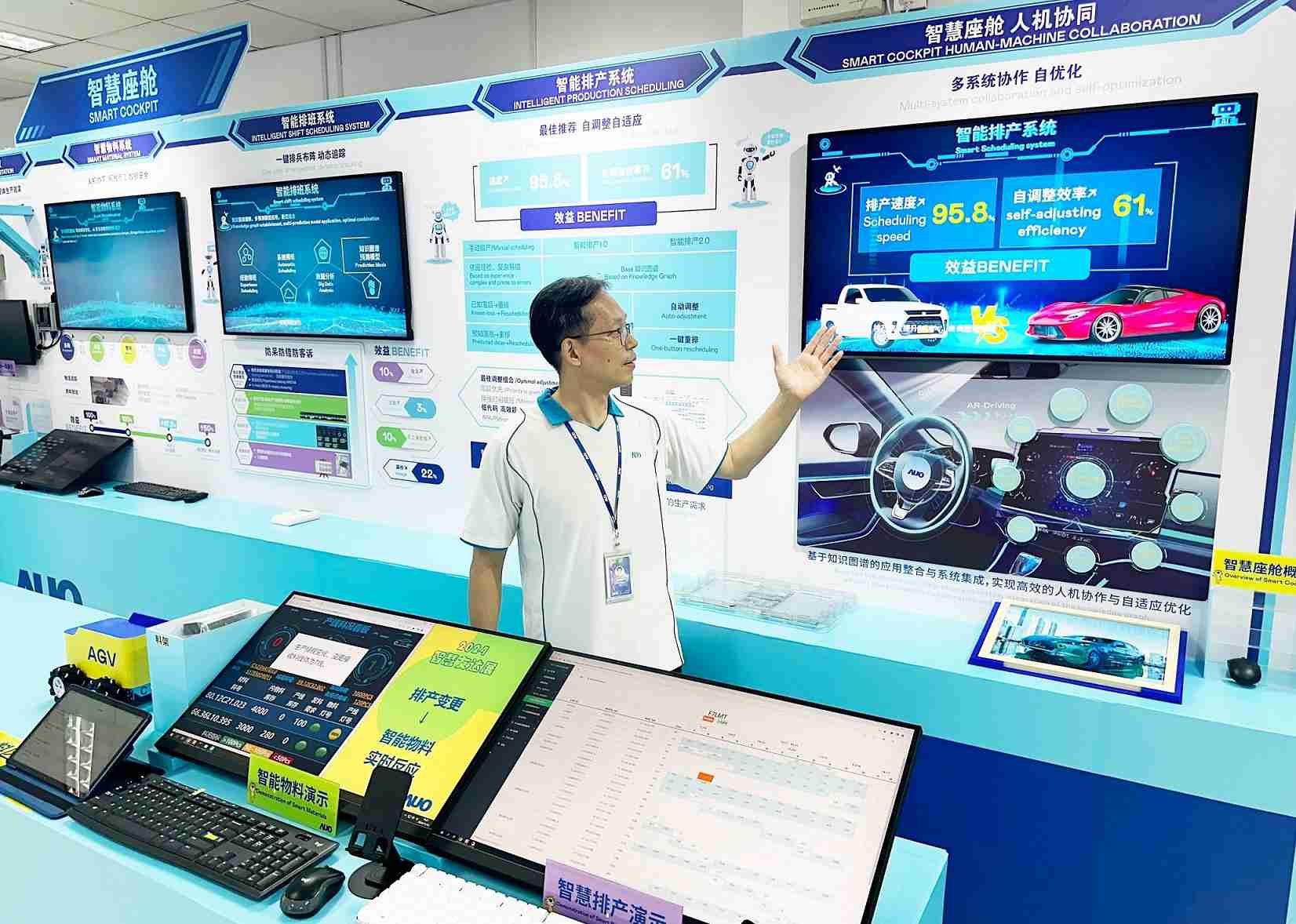 人生就是博厦门将5G+ABC技术串联生产管理全流程，，打通研发、、采购、、、、生管、、制程、、设备、、质量等产品全生命周期制造流程，，，完成数字化设计、、智慧供应链、、、、智能座舱、、、全流程设备管理、、、、数据驱动优化、、、、智慧在线检测、、、智慧品管等自适应生产模式升级